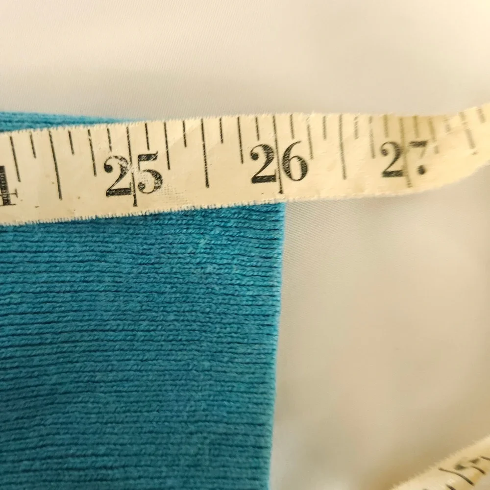 J.Crew Cotton Cashmere V-Neck‎ Pullover Sweater Men's XL Blue - Picture 6 of 7